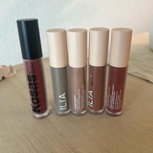 Ilia and Kosas liquid eyeshadow